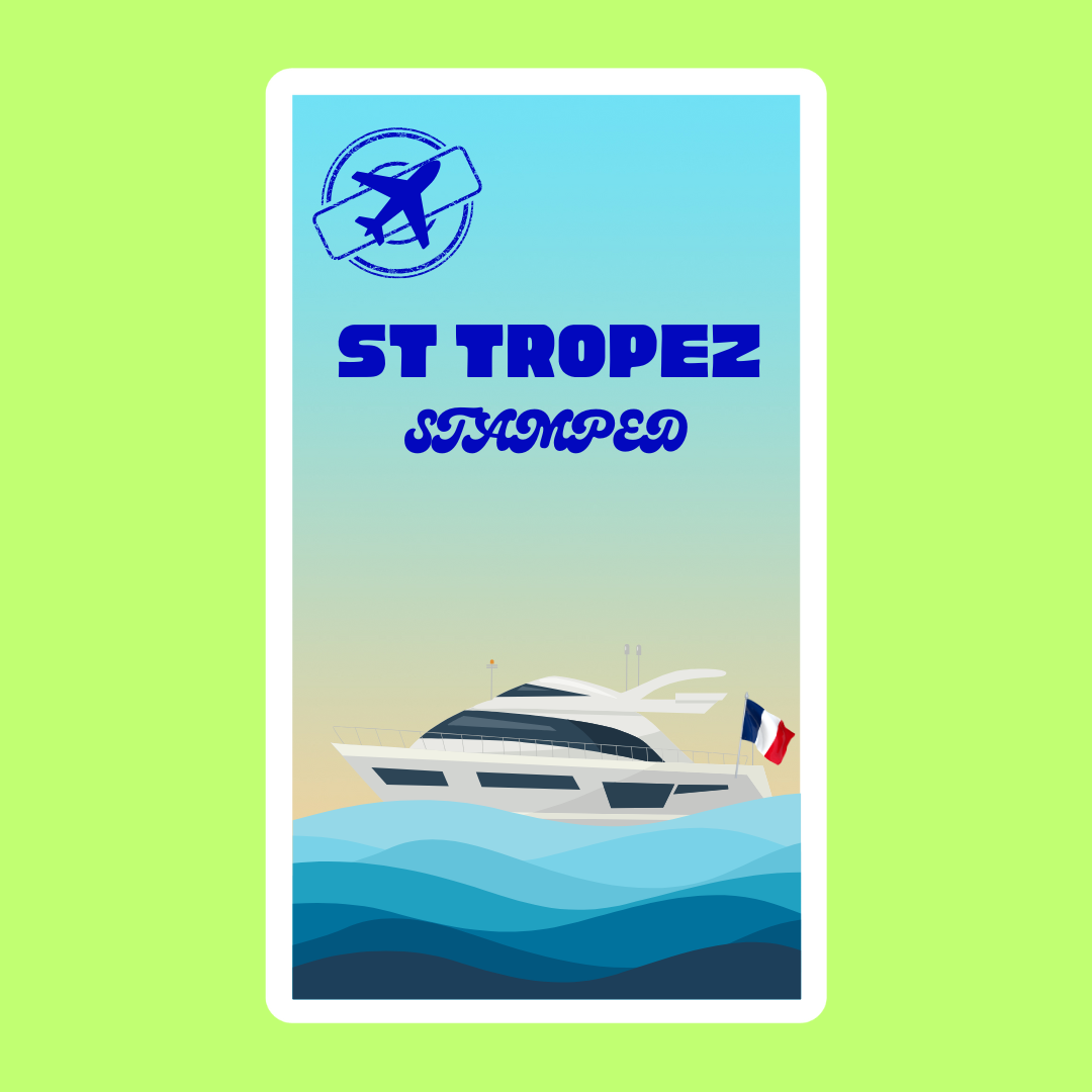 The “St Tropez” Sticker